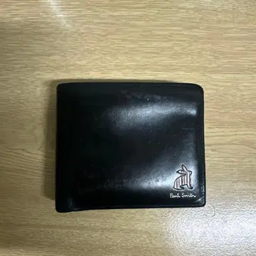 Paul Smith 블랙 가죽 접이식 지갑