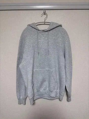 00s RUSSELL ATHLETIC 후드티 그레이 온두라스 제조