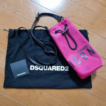 DSQUARED2 ICON 숄더백 핑크
