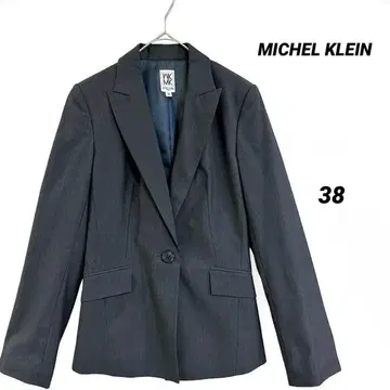 MICHEL KLEIN 미쉘클랑 새상품급 자켓 38 스트라이프