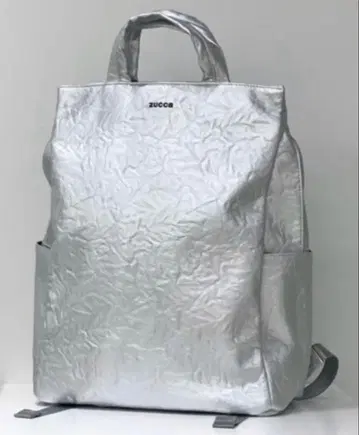 ZUCCa 엠보스 백 / 백팩 실버