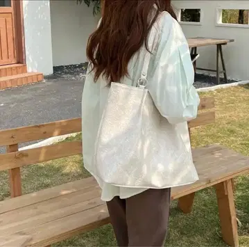 신상품 마더백 화이트 심플백 뉴앙스 가을/겨울백