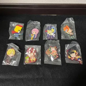 원피스 제일복권 드레스 로자 편 I상 러버 스트랩 8종 세트