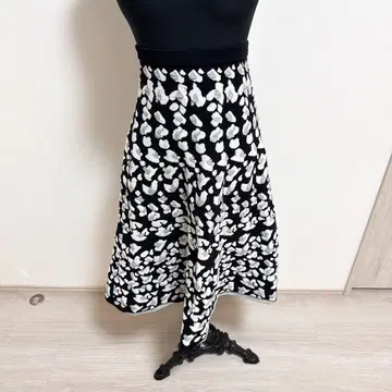 르쉘 블루 롱 스커트