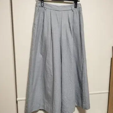 [미사용 새상품] UNTITLED 와이드 팬츠 라이트 그레이 사이즈 2