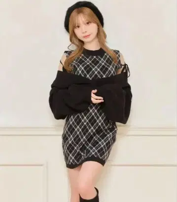 apses jour 레이어드 스타일 니트 원피스