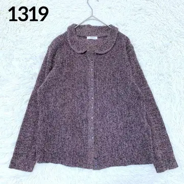 [ 1319 ] 긴팔 니트 가디건 (F) 겉옷 스트레치 스웨터 일본제