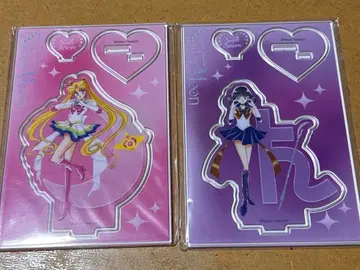 세일러문 메이지 아크릴 스탠드 2개 세트 세일러 새턴