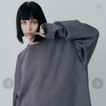 AIVER 분또 스웨이드 크루넥 롱T