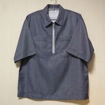 코엔 남성용 드롭 숄더 하프 지퍼 셔츠