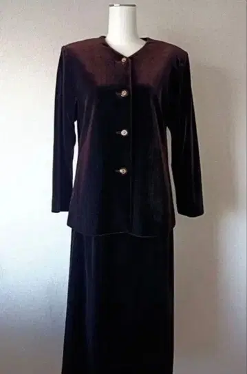 온워드 브라운 벨벳 수트/포멀