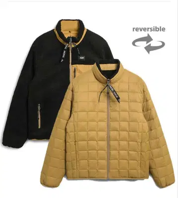 TAION 리버서블 다운 플리스 플라이트 캡 세트