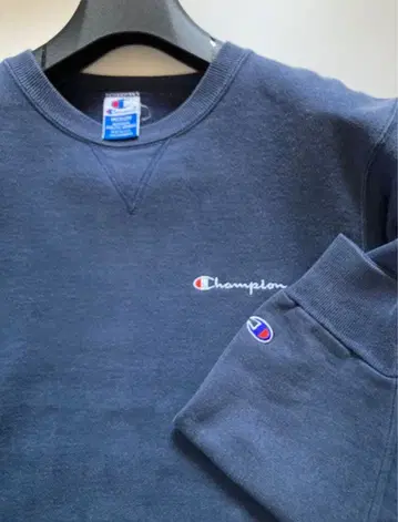 챔피언 90s USA제 맨투맨 트레이닝복 M 사이즈 네이비