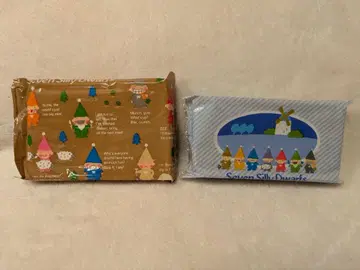 산리오 Seven Silly Dwarfs 포켓 티슈 2개 세트