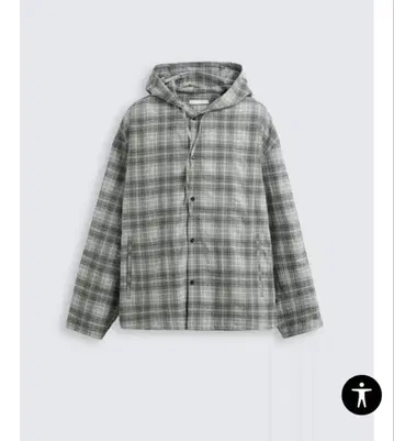 ZARA 체크 오버 셔츠