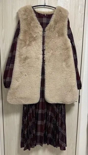 아무아르카프리스 원피스 퍼 베스트 벨트