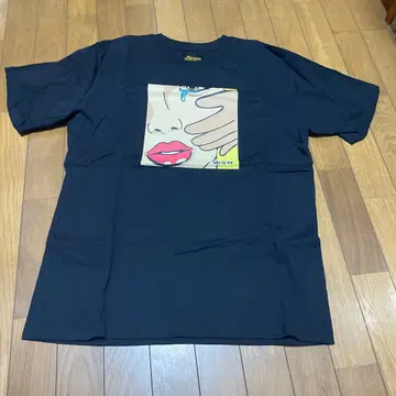 drew 아트 프린트 T셔츠 XL 블랙