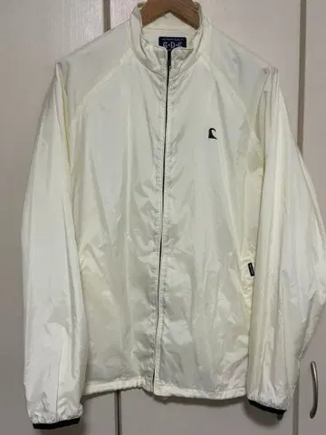 G.D.C 화이트 나일론 자켓 L