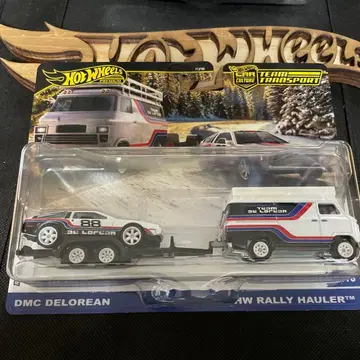 핫휠 팀 트랜스포트 데로리안