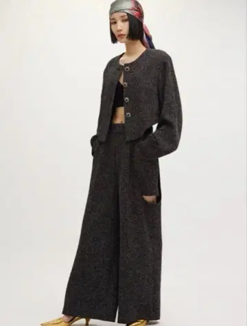 Ameri DEFORMATION SUMMER TWEED PANTS