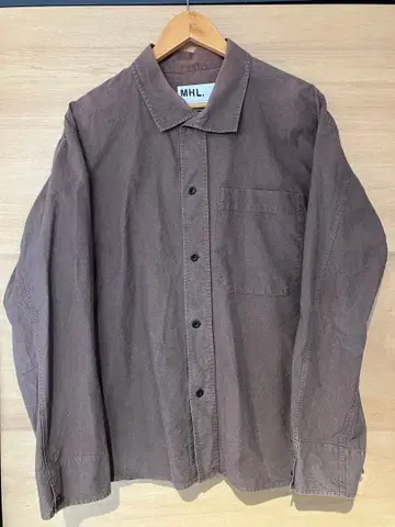 MHL. 브라운 긴팔 셔츠