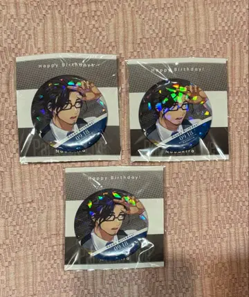 파라라이 birthday 캔뱃지 니시카도 나오아키 3개