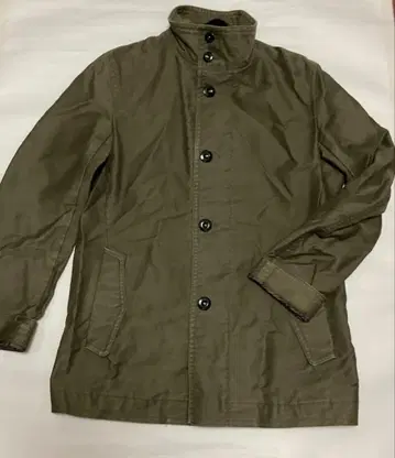 BEAUTY & YOUTH 올리브 밀리터리 자켓 S