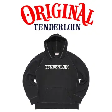 TENDERLOIN 블랙 후드티 M 사이즈