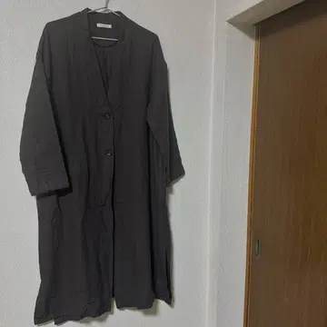 blue willow 브라운 롱 코트 긴팔