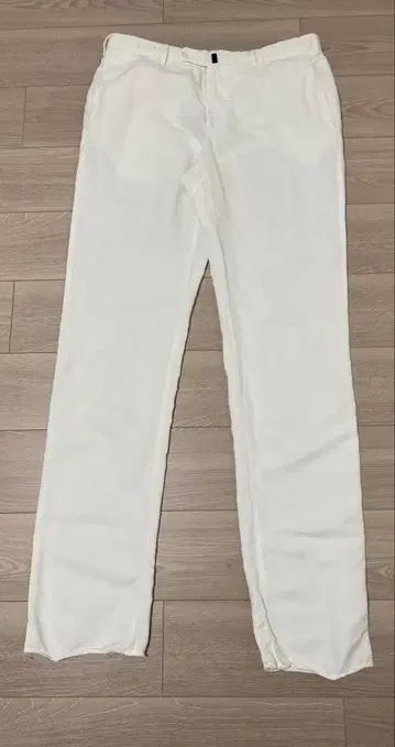 INCOTEX 빅 사이즈 화이트 치노 팬츠 38 사이즈