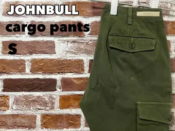 JOHNBULL 카고 팬츠 S 올리브 그린