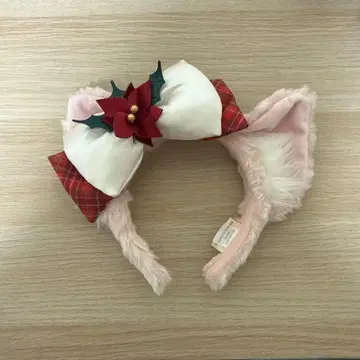 크리스마스 리본 머리띠 리나벨