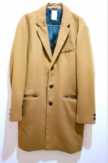 백 넘버 브라운 체스터 코트 XL