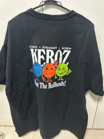 KEBOZ T셔츠 블랙