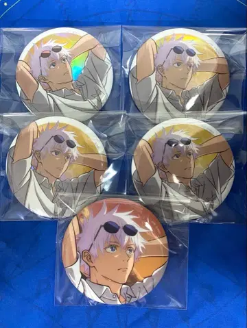 주술회전 세가 럭키 쿠지 고죠 사토루 캔뱃지