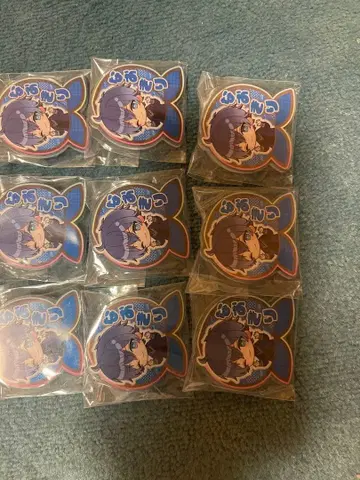 컬러풀 피치 나오키리 아크릴 클립 9개