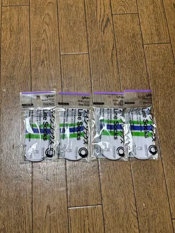 아이스 라인 양말 4족 세트