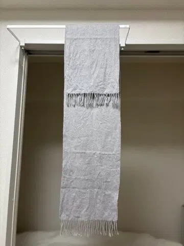 그레이 프린지 부착 머플러