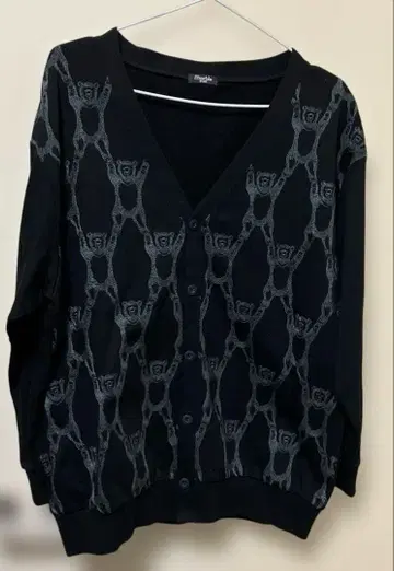 marble SUD 야호 베어 맨투맨 가디건 블랙