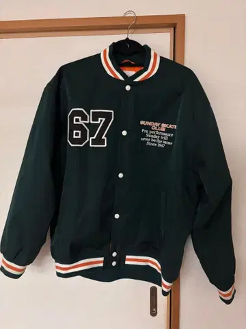 SUNDAYSKATE SSC CLUB 바시티 자켓 67