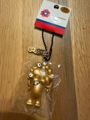 오사카 간사이 박람회 미야쿠미야쿠 골드 금 글리터 키링 박람회