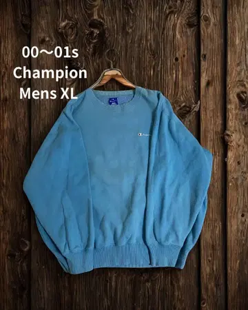 Champion 맨투맨 남성용 XL 라이트 블루