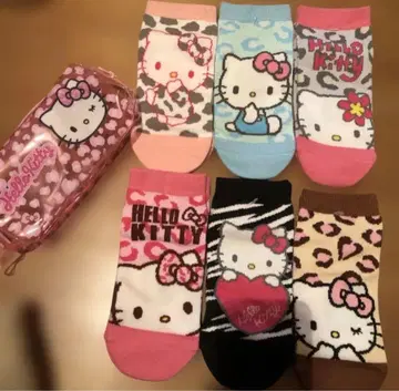 헬로키티 삭스 6켤레 세트 새상품
