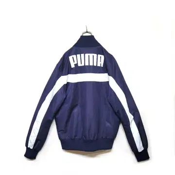 PUMA 푸마 나일론 자켓 충전솜 트랙 자켓 네이비