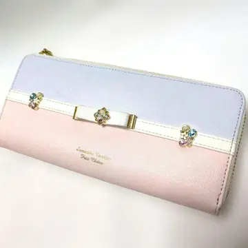 Samantha Thavasa 쁘띠 초이스 장지갑 바이컬러 히메 스타일