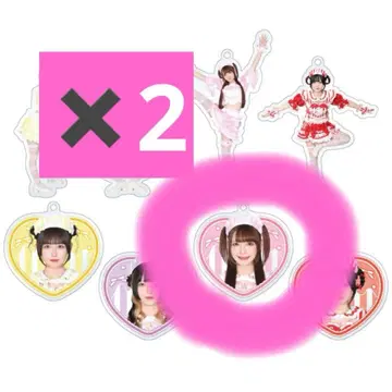 큐루린 클리닉 아크릴 키링 치바 유나 2개