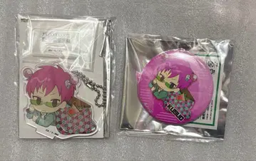 사이키 쿠스오의 재난 캐릭터 아크릴 스탠드 캔뱃지 사이키