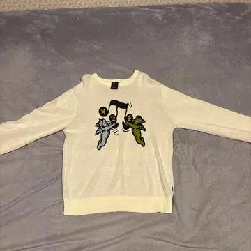 HUF 아트 워크 스웨터 M 크림