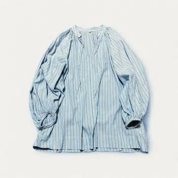 그린 라벨 릴랙싱 볼륨 슬리브 튜닉 블라우스