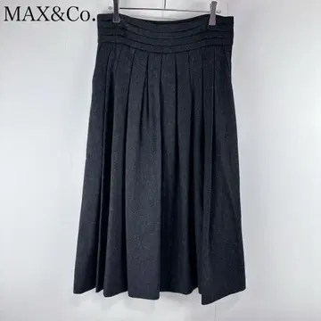 MAX&Co. 맥스앤코 사이즈 42 턱 플리츠 스커트 가을/겨울